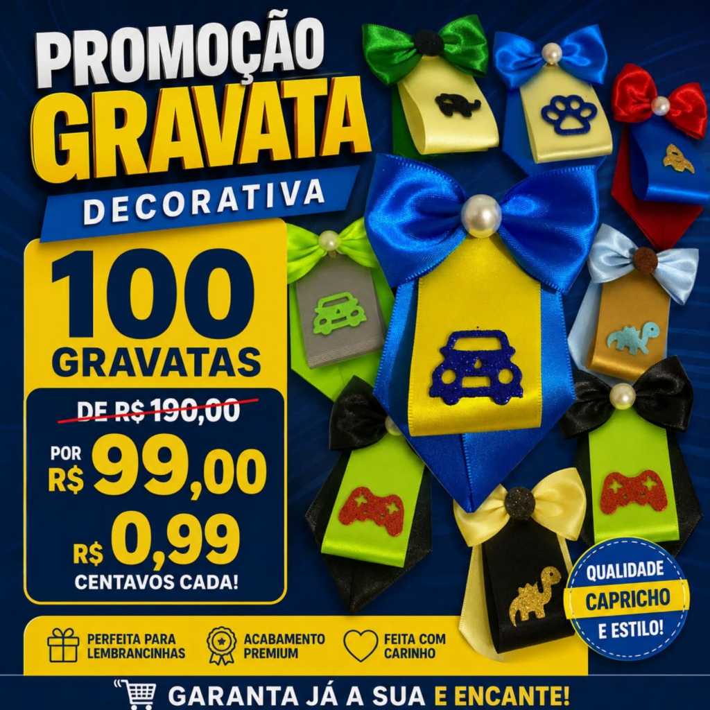 100 Gravatas Pet Decorativas para Banho e Tosa Laços Pet Macho Gravatinhas para Cachorro e Gato  Pet Shop