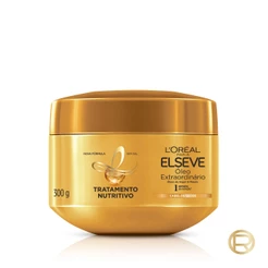 Máscara Capilar, Nutrição Profunda e Brilho com Micro-Óleos, Óleo Extraordinário Elseve L'Oréal Paris 300g