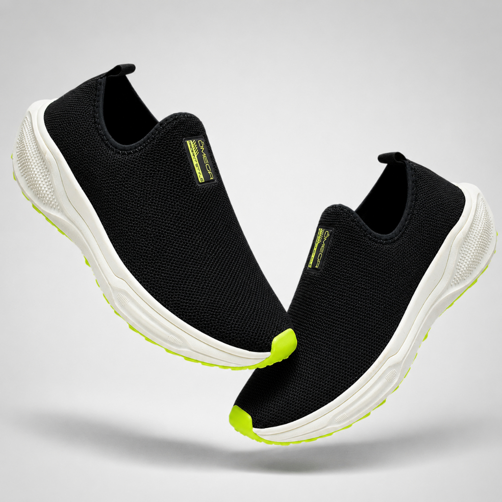 Tênis Meia Feminino Slip On  Calce Fácil Ortopédico Confortável  e Flexível para, Caminhada Academia