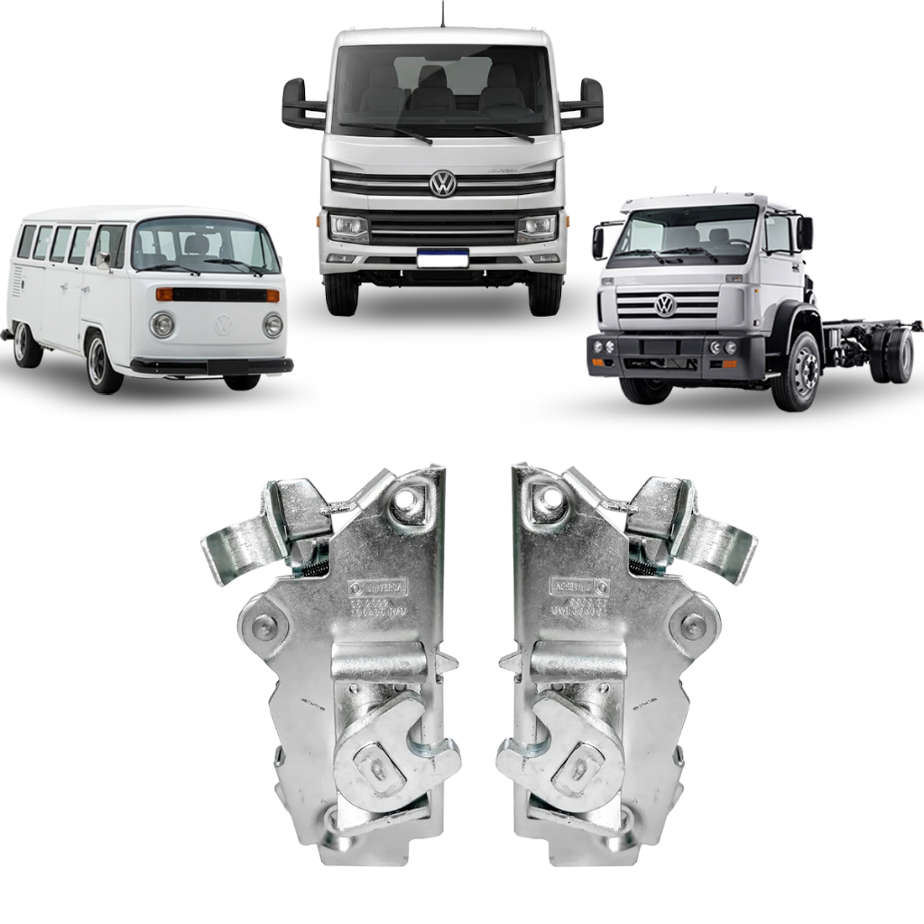Fechadura Porta Dianteira Compatível com VW Kombi Caminhão Vw Worker Delivery