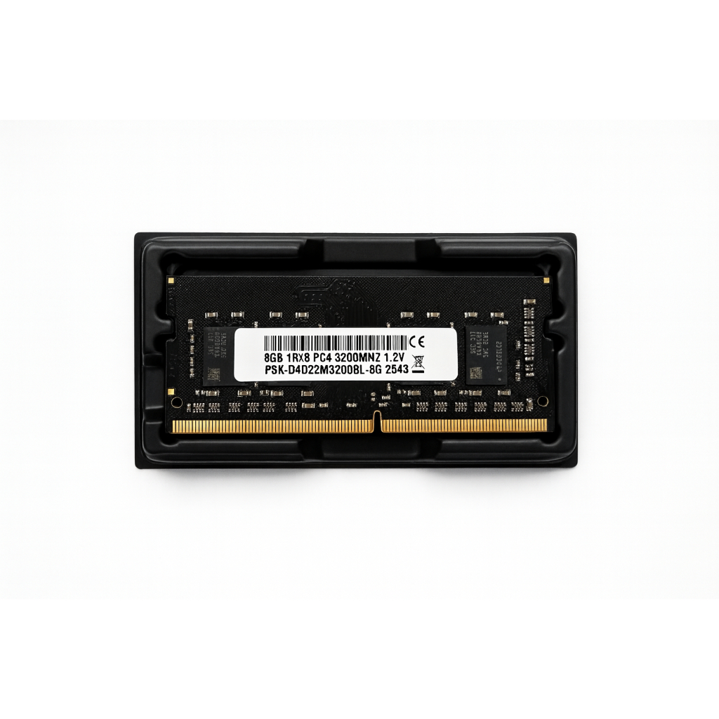 Memória Ram Preto Ddr4 8gb 3200mhz Para Notebook Laptop
