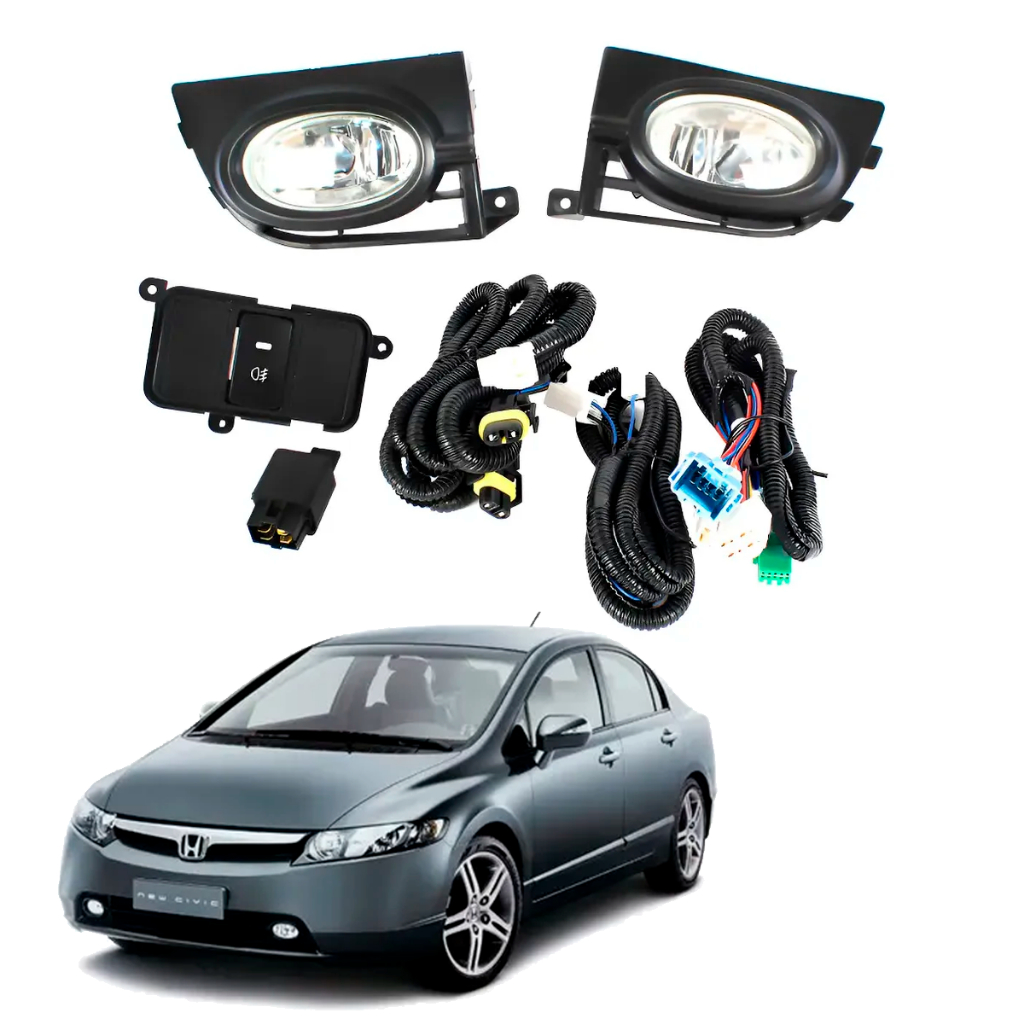 Farol Milha Auxiliar Bt Original Honda New Civic 2006/2008
