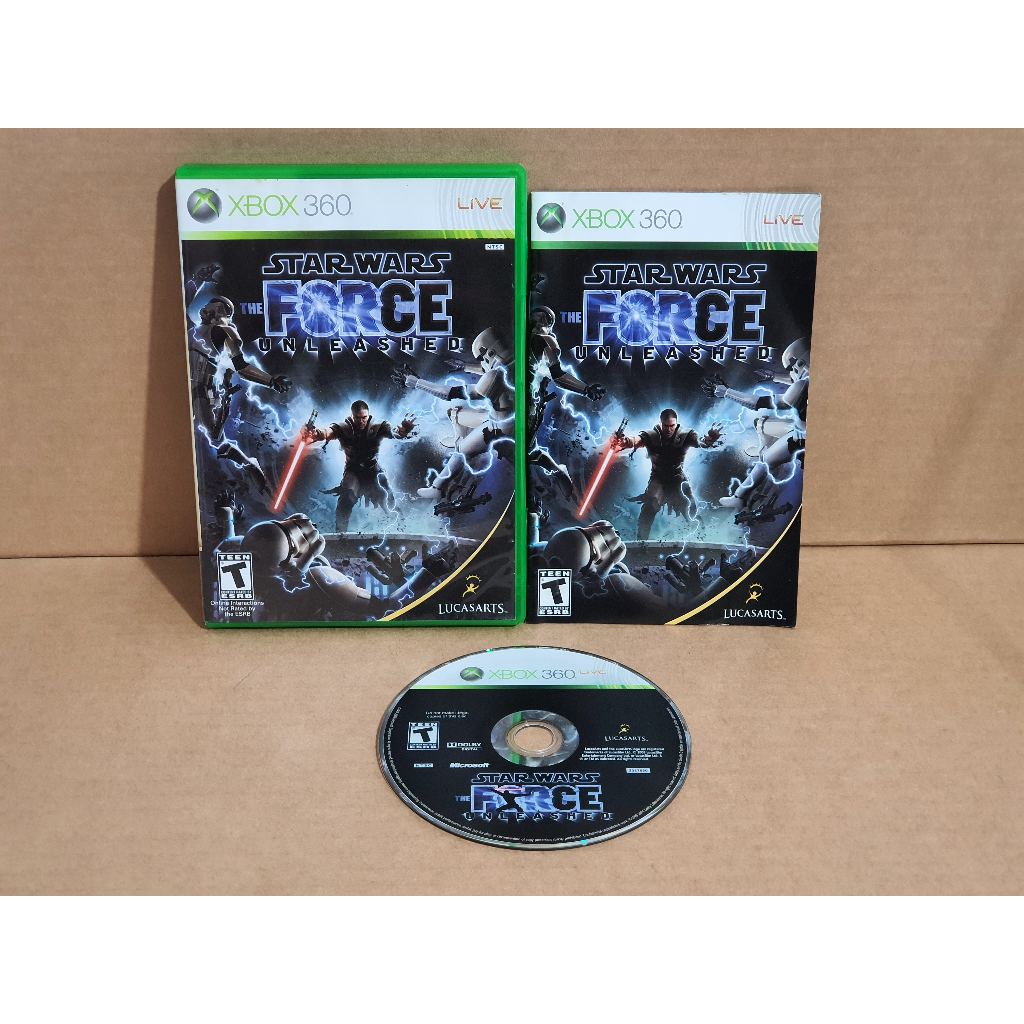 Star Wars The Force Unleashed - Xbox 360 ou Xbox One Original