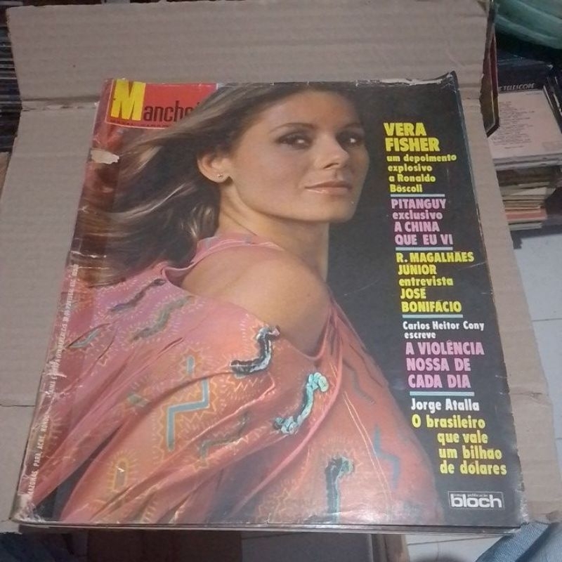 revista manchete.vera Fisher.