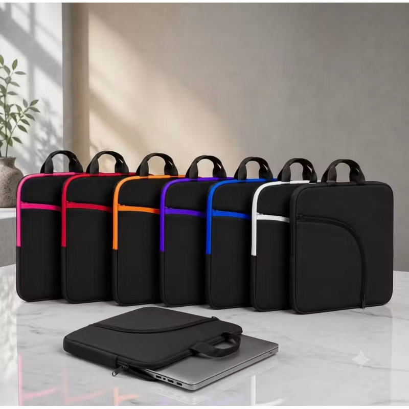 Capa Case Bolsa Para Notebook Maleta Protetora Alça E Bolso Externo  15,6 / 13 / 14 / 15" Polegadas Pasta Resistente