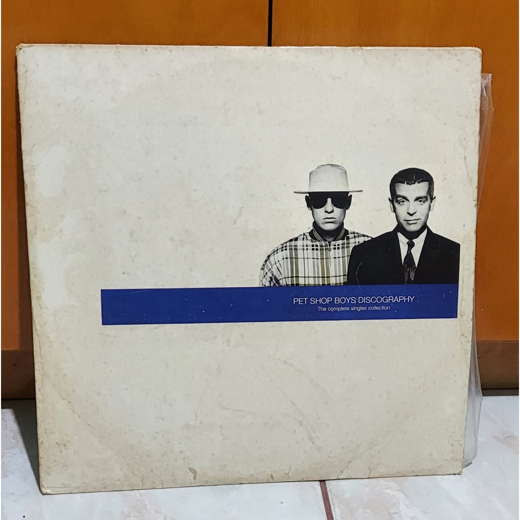 Pet Shop Boys Discography The Complete Singles Collection Vinil Duplo 1991 EMI-ODEON Parlophone com Encarte Duplo