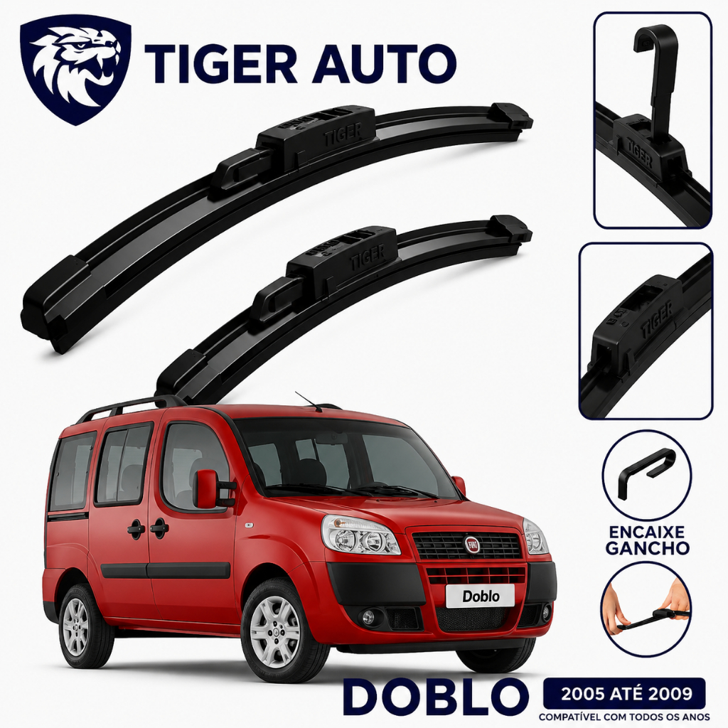 Par de palheta dianteira FIAT DOBLO 2005 ATÉ 2009