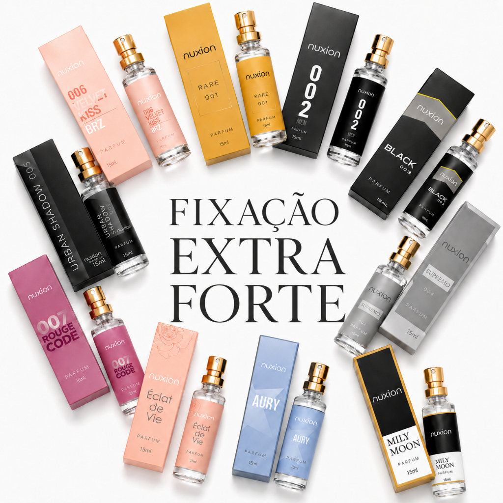 Perfume Importado Alta Fixação Luxo Extra Forte 15ml Nuxion