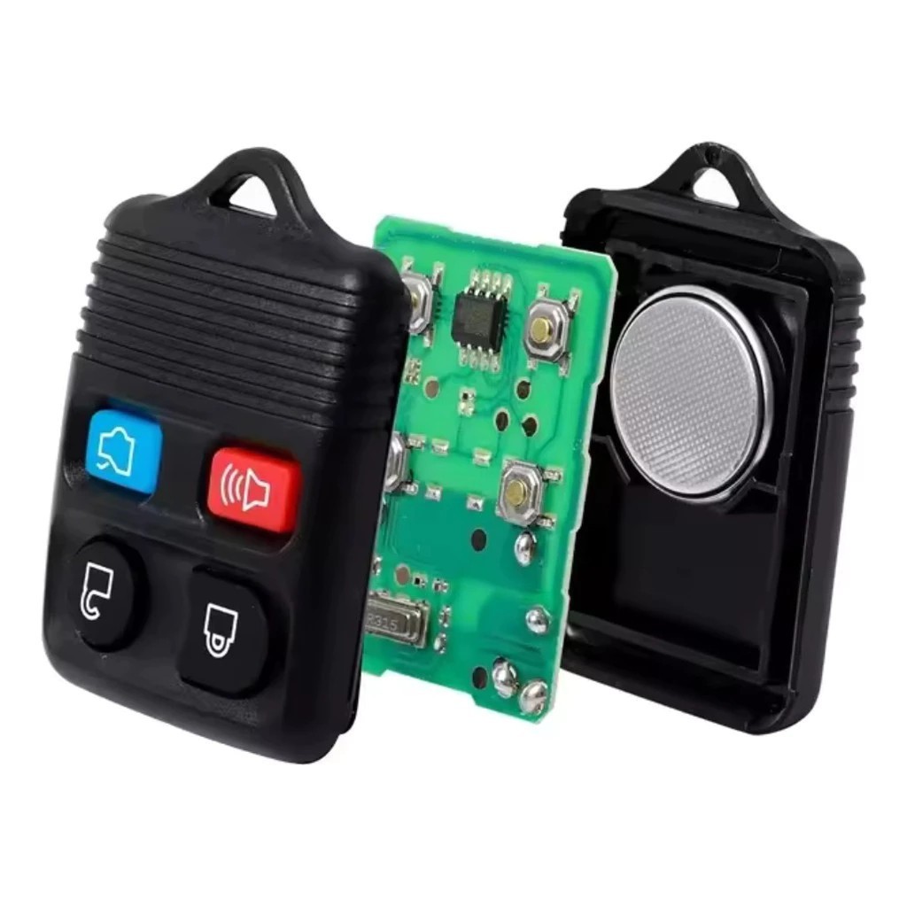 Controle Ford Fiesta Ka EcoSport Ranger 4 Botões Completo 2002 A 2013 alarme completo — imagem 2 de 2