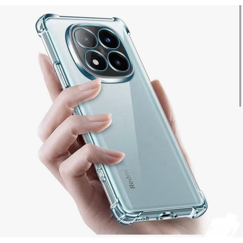 2X1 Xiaomi Poco M8 5G-Capa Transparente TPU Silicone + Pelicula Frontal Ceramica 3D