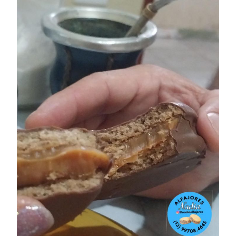 Alfajor Argentino artesanal de chocolate x10 unid