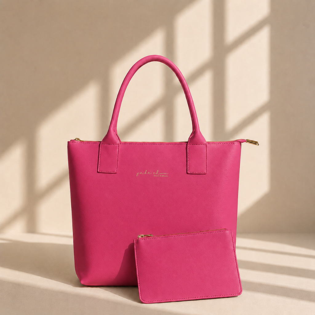 Kit Bolsa Sacola Anjik + Necessaire, Bolsa Feminina Gaby Show