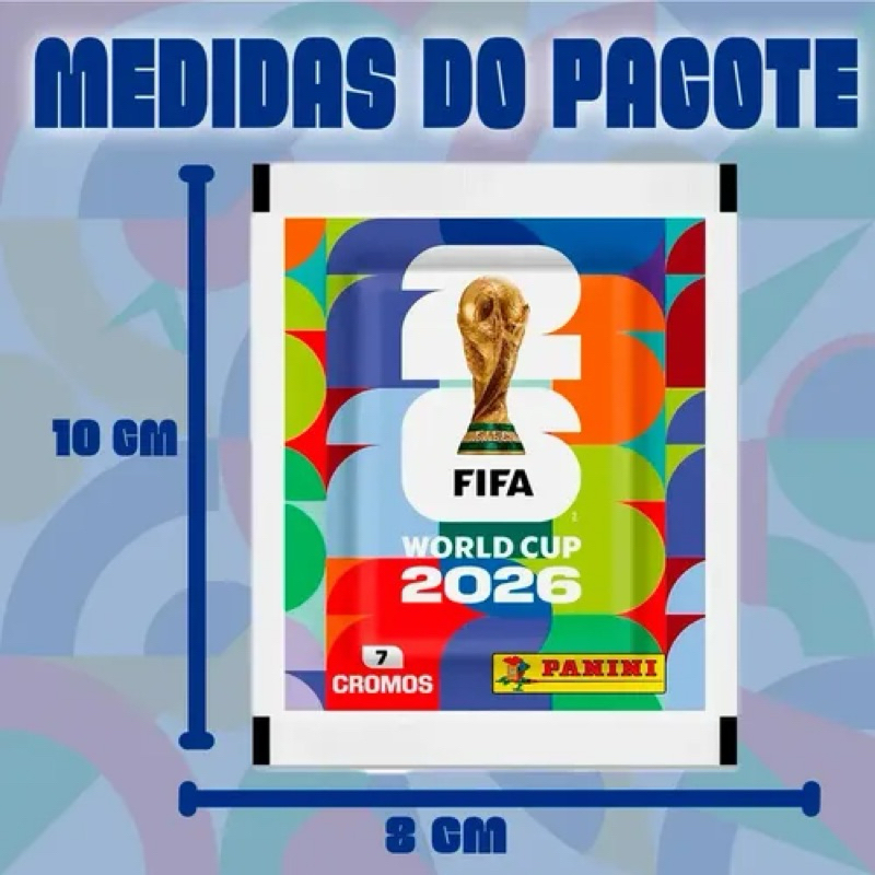 kit com 12 pacotes de figurinha contendo 84 Unidades
