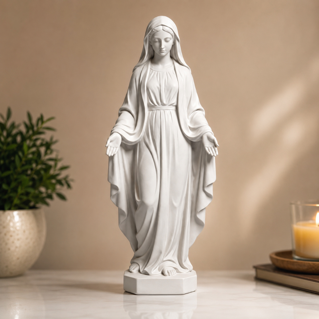 Imagem Nossa Senhora Das Graças Católica Para Altar Oratório Capela Decoração Religiosa Presente Fé