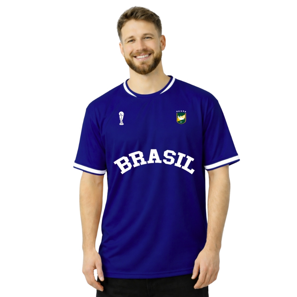 Camiseta Dry Fit Unissex 100% Poliéster - Estampa Personalizada Copa DTF Alta Definição