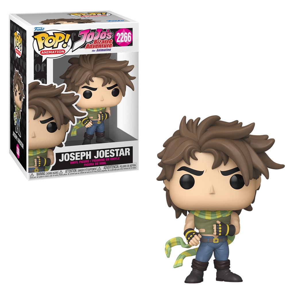 FUNKO POP ANIMATION JOJO'S BIZARRE ADVENTURE - JOSEPH JOESTAR 2266 NOVO ORIGINAL