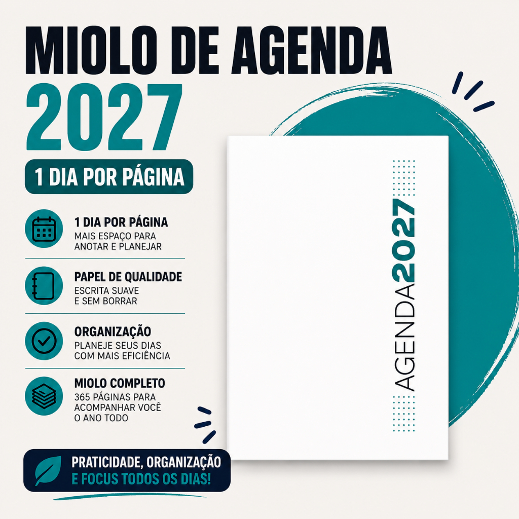 Miolo Agenda 2027 Planejamento Diário Organização e Produtividade