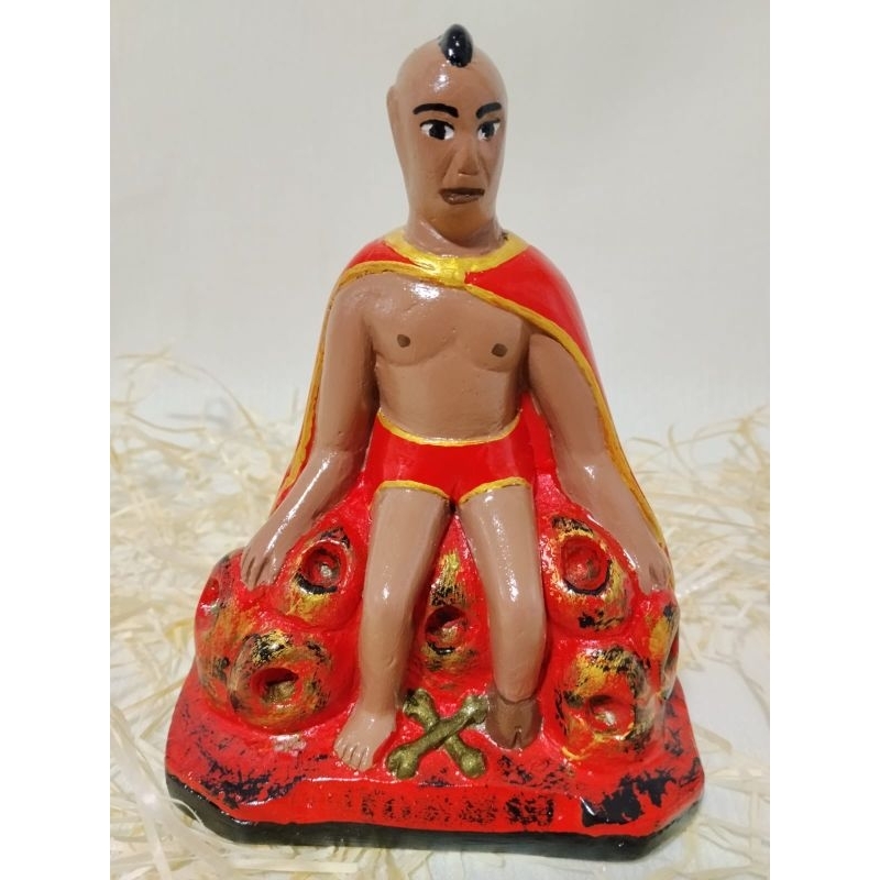 Exu 7 buracos estátua de Exu sete buracos de 15cm