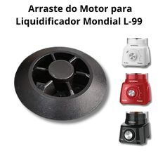 Arraste do MOTOR de liquidificador  Mondial Turbo L99 Turbo Power