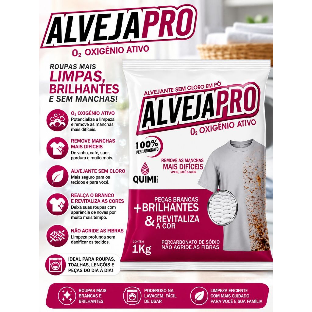Percarbonato de Sódio 100% Puro Limpeza Em Geral Tira Manchas Roupas Brancas