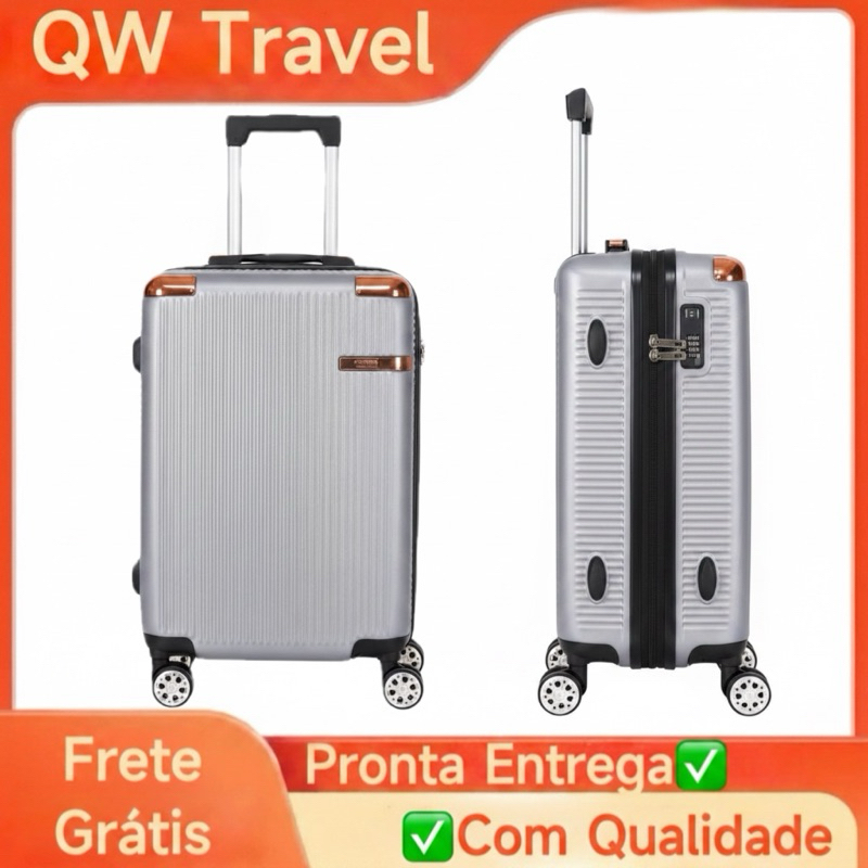 Malas Para Viagem De Bodo 10KG Padrão Anac Com Zíper Expansível Rodinhas 360 Pequena Bagagem de Mão