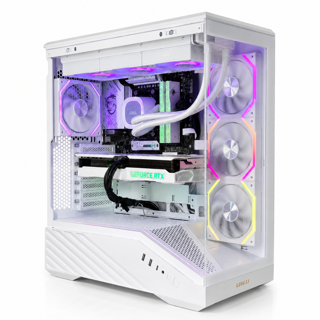 Pc gamer Avançado White Ryzen 7 7800x3D + Rtx 5070 Galax DDR5 / 32GB