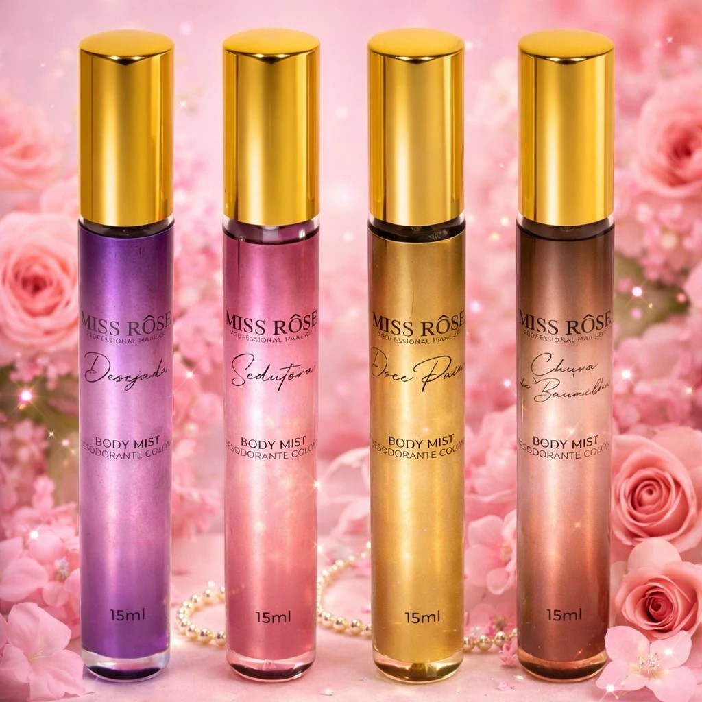 Body Mist - Desodorante Colônia Miss Rôse 15ml