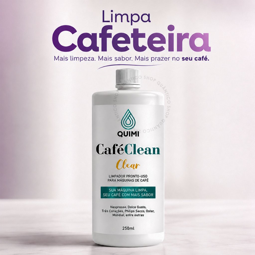 Imagem Descalcificante Limpa Cafeteira Expresso Maquina 250ml Pronto Uso Dolce Gusto 3 Corações Nespresso