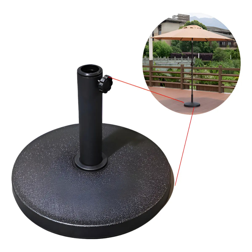 Base de Ombrelone 12kg - Estabilidade e Segurança com Design Robusto