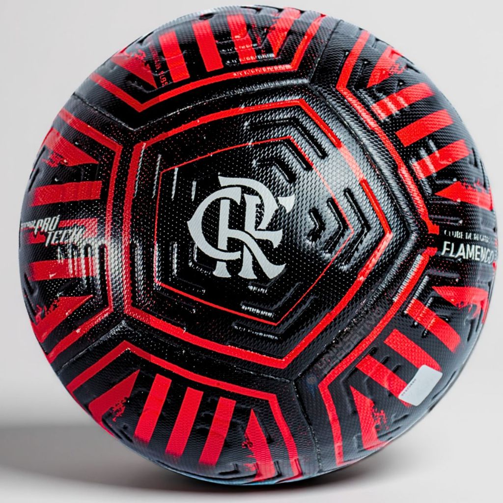 Bola Flamengo "Licenciada" Futebol Profissional Campo sem Costura PVC Resistente