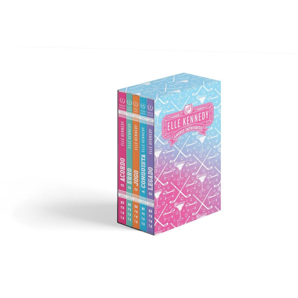 Box - Amores Improváveis Coleção Completa 5 Livros Elle Kennedy