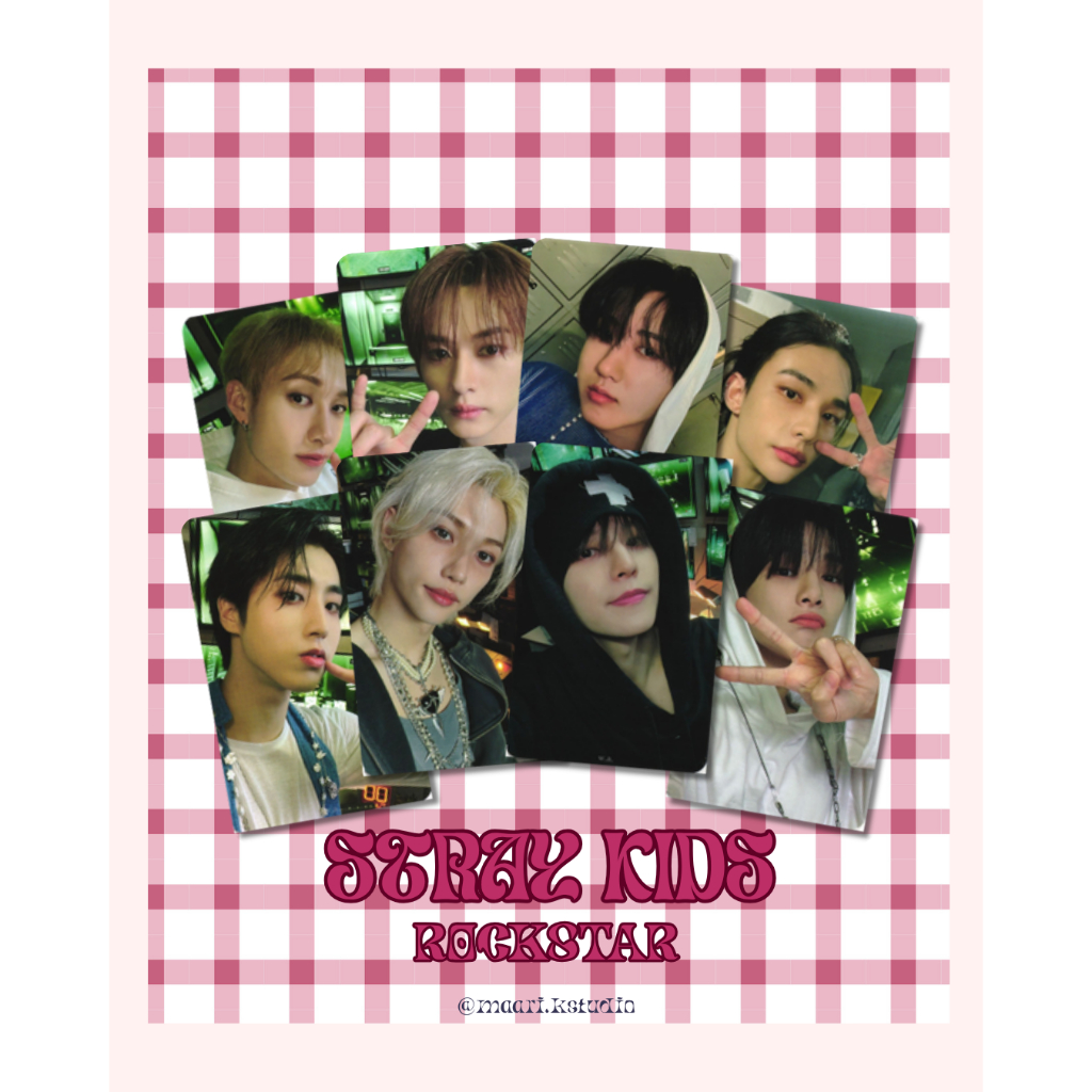 Photocard | STRAY KIDS | Rock Star | Kpop Fanmade
