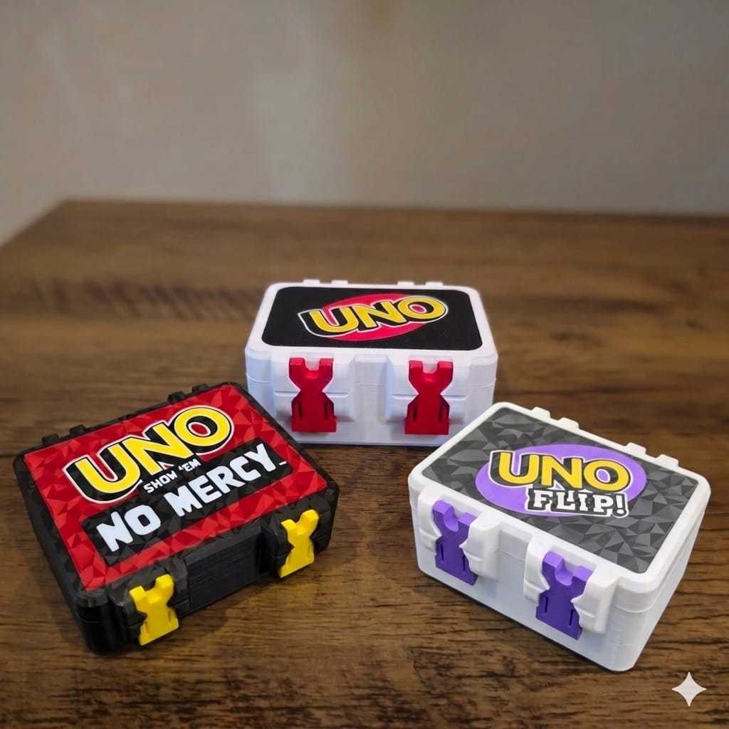 Caixa para Uno Baralho Case Jogo Uno