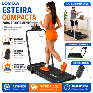 Esteira Elétrica Ergometrica Dobravel Portátil Ajustável 3 Posições com Controle Remoto…
