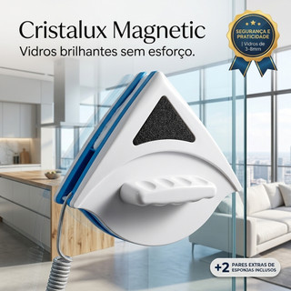 Limpador De Vidros Magnético Dupla Face 3-8mm Com Corda de Segurança Limpeza De Janelas