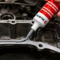 Cola Silicone Altas Temperaturas - Fácil aplicação - Dispensa a utilização de juntas convencionais - Cura Rápida