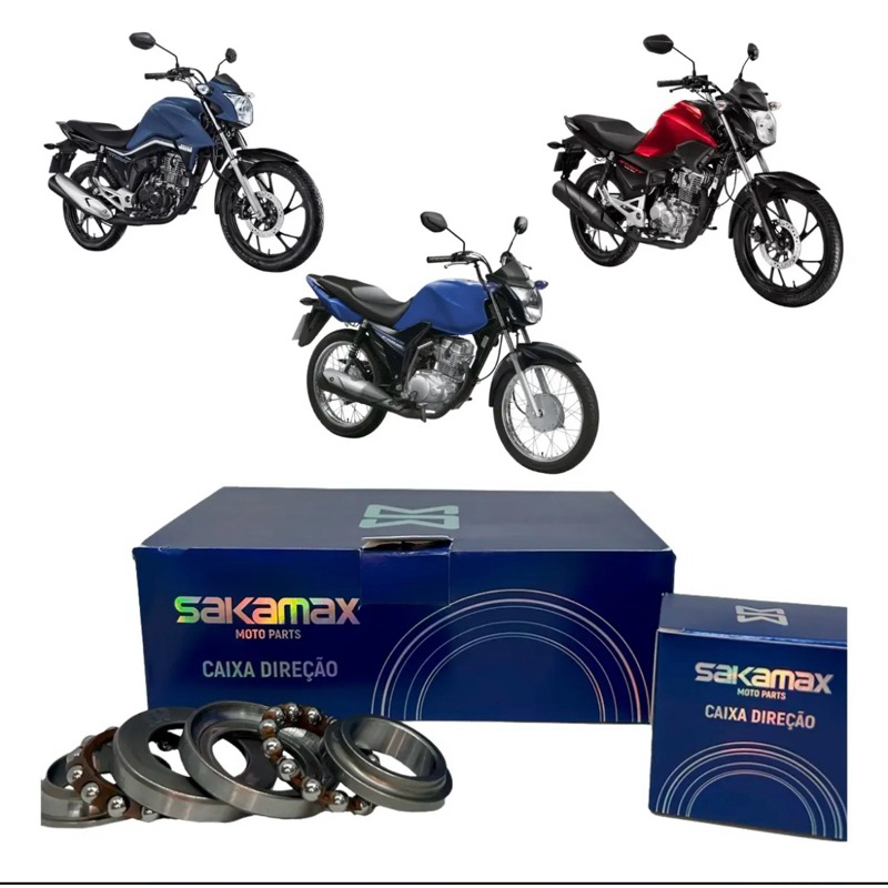 Caixa De Direcao Com Rolamento Titan Fan Start 125 150 160
