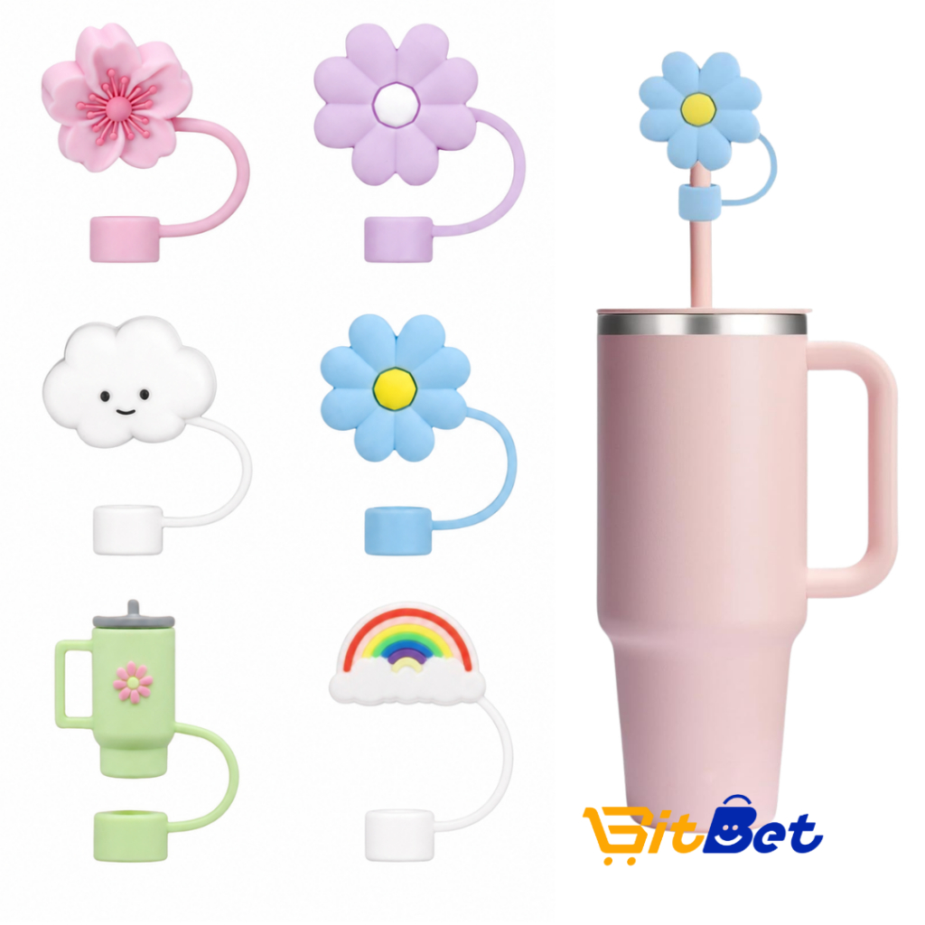 10mm Tampa Para Canudo Copo Quencher Protetora Silicone Reutilizável Palha de Borracha Macia CASA-11-ML