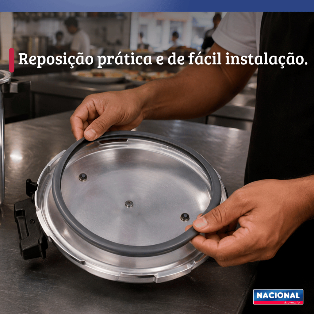 Borracha Panela Pressão Fechamento Externo 12 A 24L Nacional · foto 2