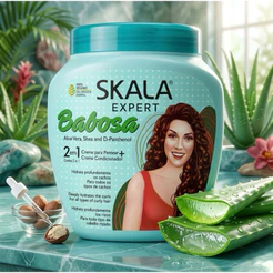 Creme Skala Expert Babosa 1kg 2 em 1 Hidratação Profunda Aloe Vera Liberado Para Cachos