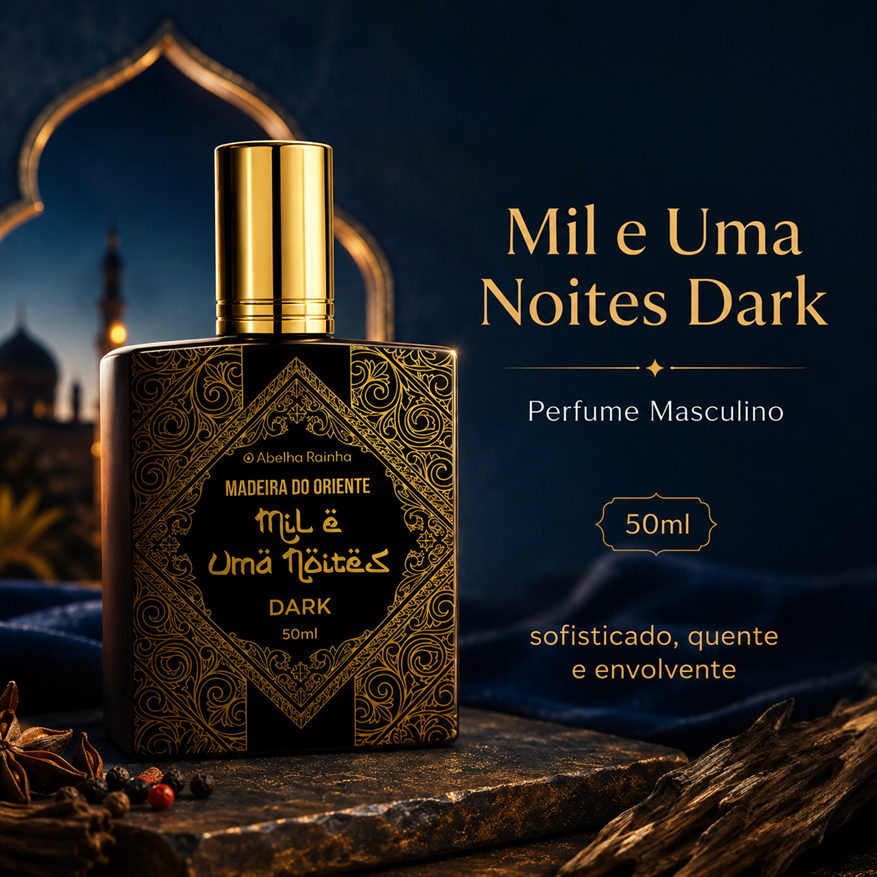 Abelha Rainha - Madeira do Oriente Mil e Uma Noites Dark Deo Parfum 50ml