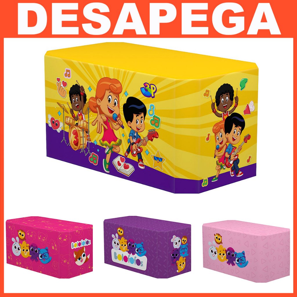 Capa de Mesa Decoração Festa Vários Modelos Tecido Veste Fácil - Desapega