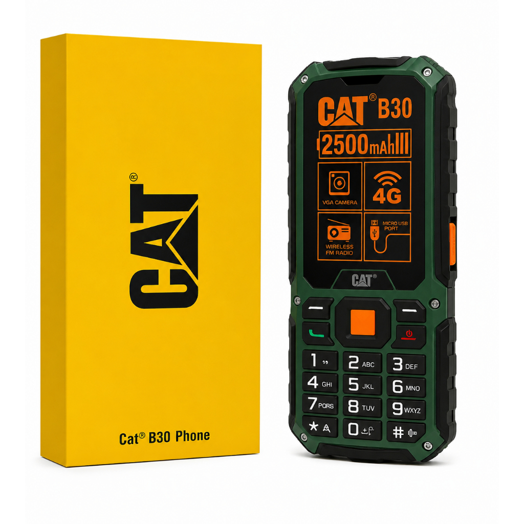 Celular Caterpillar  B30 4g Tela 2,4 Lcd Dual Chip Rádio Fm Verde Milita Resistente