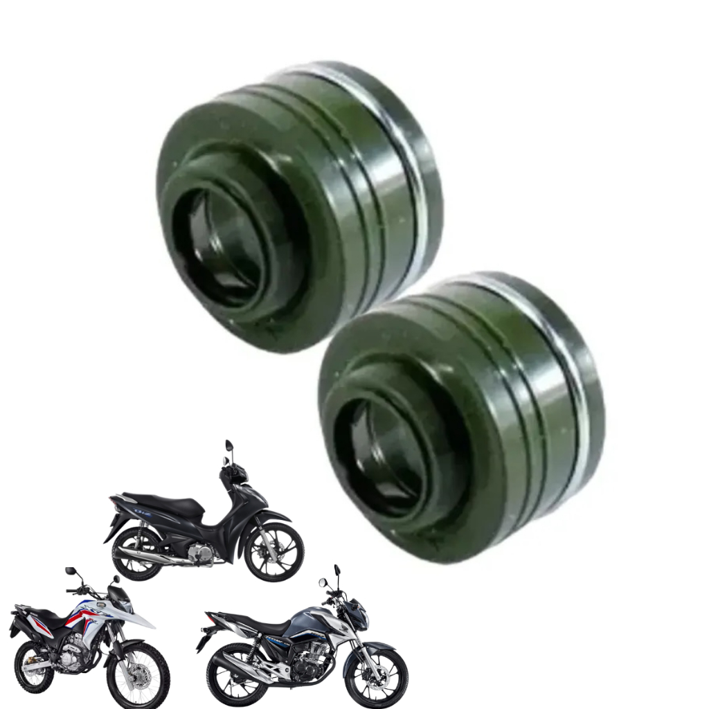 Retentor De Valvula Original Viton Verde Spec Honda Cg Titan Fan 125 150 160 Biz 100 110i 125 Nxr Bros Xre 190 300 Cbx