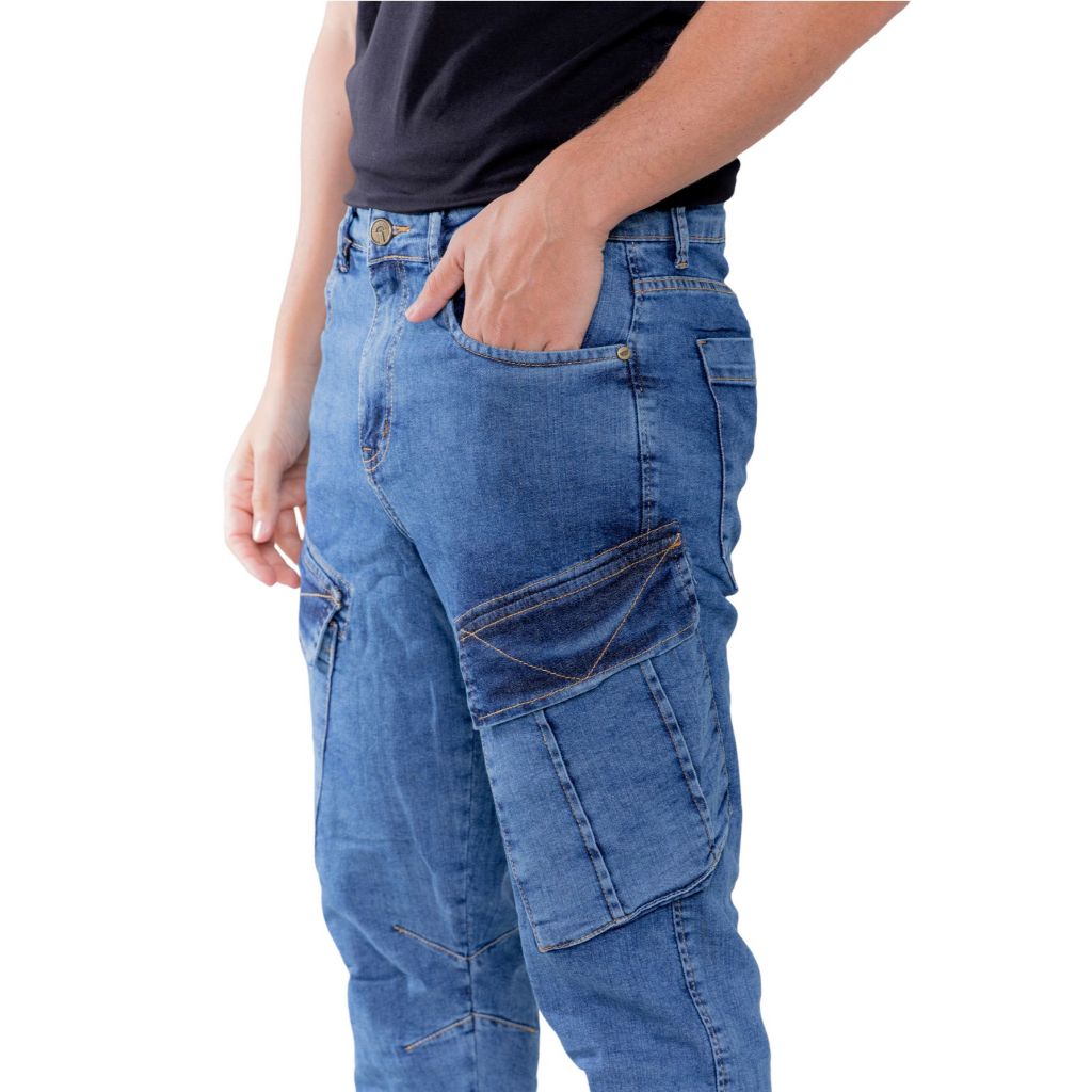 Calça Jeans Cargo Masculina