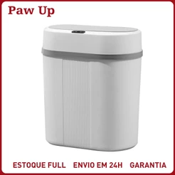 Lixeira Automática 12L com Sensor Inteligente – Ideal para Banheiro, Cozinha e Escritório