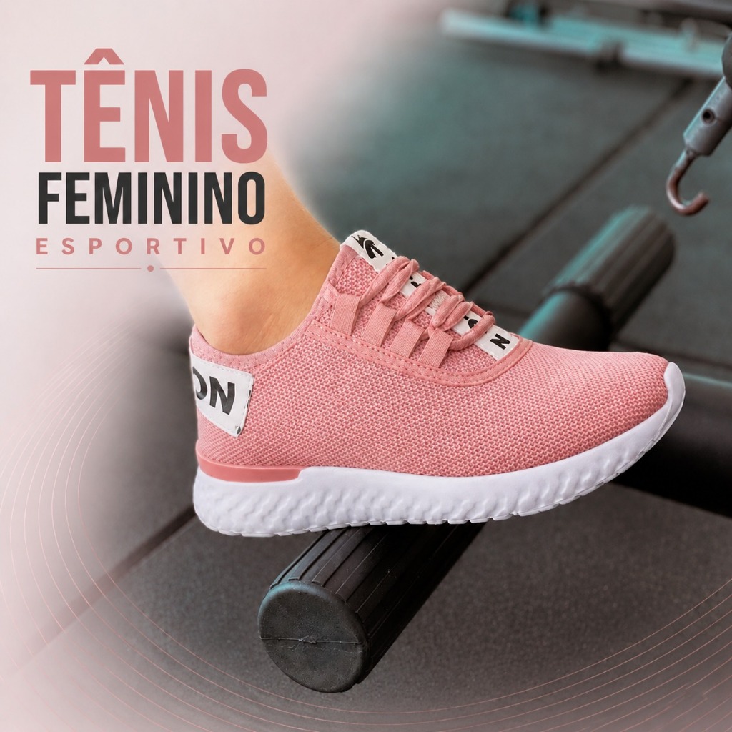 Tênis Academia Feminino Masculino Esportivo De Treino Caminhada Corrida Promoção Envio Imediato