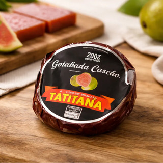 Goiabada Cascão 200gr Tablete Redondo Tatitânia - Decliciosa