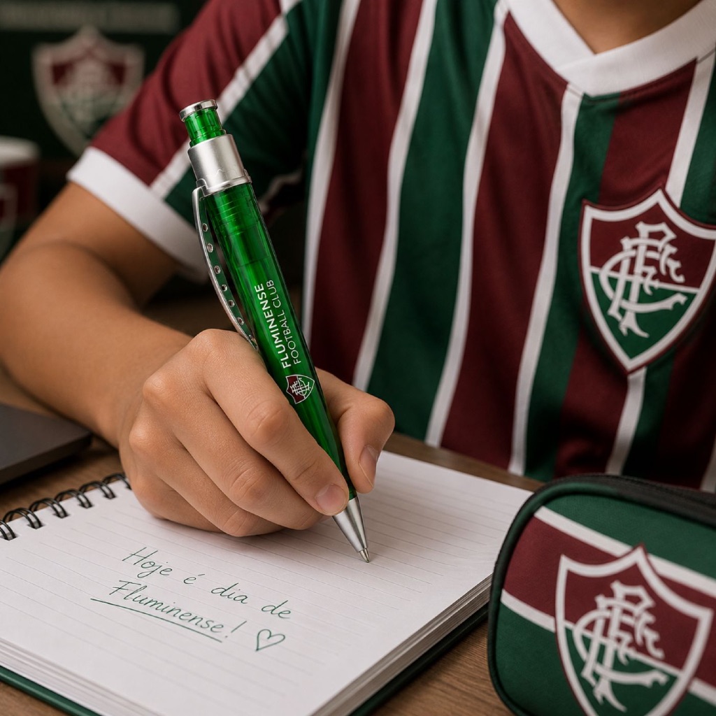 CONJUNTO 2 CANETAS ORIGINAL DO FLUMINENSE · foto 2