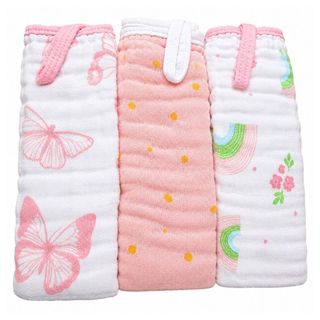 Paninho de Boca Tecido Soft Macio Pano Fralda Boca para Bebês Enxoval Infantil Menino e Menina Bebê